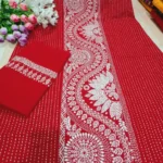 হাতের কাজের কো-অর্ডস টু-পিস জামা ও ওড়না ফেব্রিকস পিওর কটন-1.4