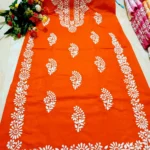 হাতের কাজের ভরাট সেলাইয়ের সিঙ্গেল কামিজ-1